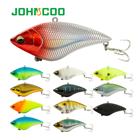 JOHNCOO 70S Sinking Vibration Fishing Lure 14.7g Hard Artificial Bait VIB Hard Plastic Lure Winter Ice Fishing Trout Tackle ► Photo 1/6