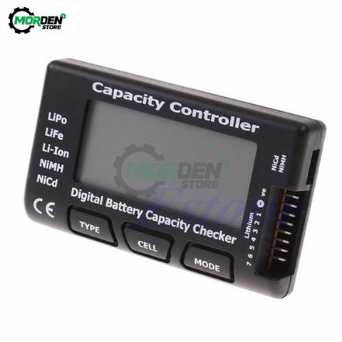 RC CellMeter 7-Bit Digital Battery Capacity Tester Checker for LiFe Lithium Li-ion Nickel Hydroxide Cadmium Lithium Polymer ► Photo 1/6