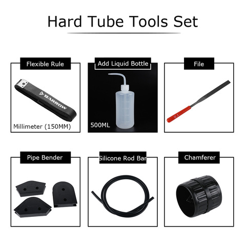 Barrow Watercooler Custom Hot Bend Tools For 8x12,10x14,12x16mm PETG,PMMA Hard Tube,Pipe,Rule Bender,Add Liquid Bottle,Round Bar ► Photo 1/6