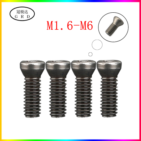 100% new universal nc tool accessories screw milling car screw plum screw M1.6 M1.8 M2 M2.2 M2.5 M3 M3.5 M4 M5 M6 type screw ► Photo 1/6