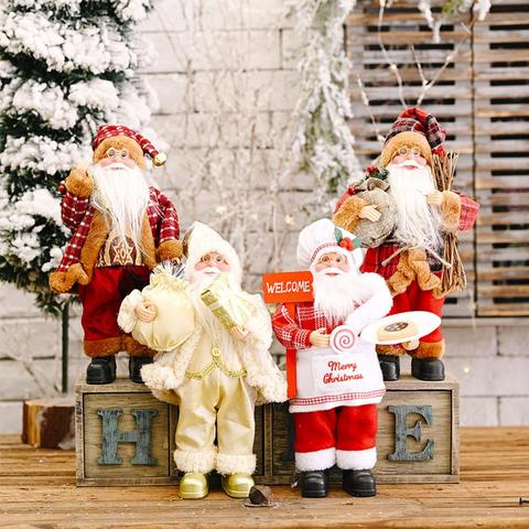 FENGRISE Santa Claus Doll 2022 Christmas Tree Ornament Merry Christmas Decorations For Home Navidad Natal Gifts New Year 2022 ► Photo 1/4