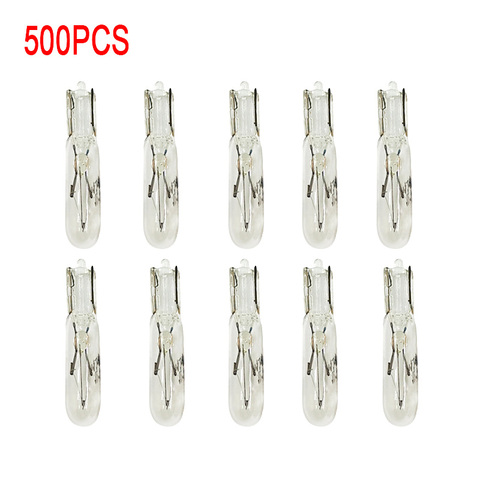 White 500pcs W2W T5 12v 1.2w Car Halogen Lamp Instrument Lights Dashboard Bulb Auto Interior Light Car Styling ► Photo 1/4