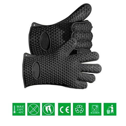 1 Piece Food Grade Heat Resistant Silicone Kitchen barbecue oven glove Cooking BBQ Grill Glove Oven Mitt Baking glove ► Photo 1/1