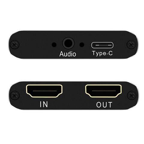 USB HDMI to Type-C 4k 1080P HD Video Capture Card Box  for TV PC PS4 Game Live Stream for Windows Linux Os X ► Photo 1/6