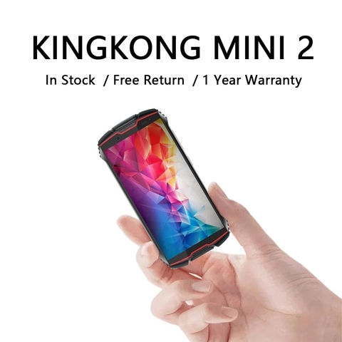 Cubot KingKong MINI2 Rugged Waterproof Phone Android 10 3GB+32GB 13MP Camera MINI Phone 4''QHD+ Screen 4G LTE Cellphone ► Photo 1/1