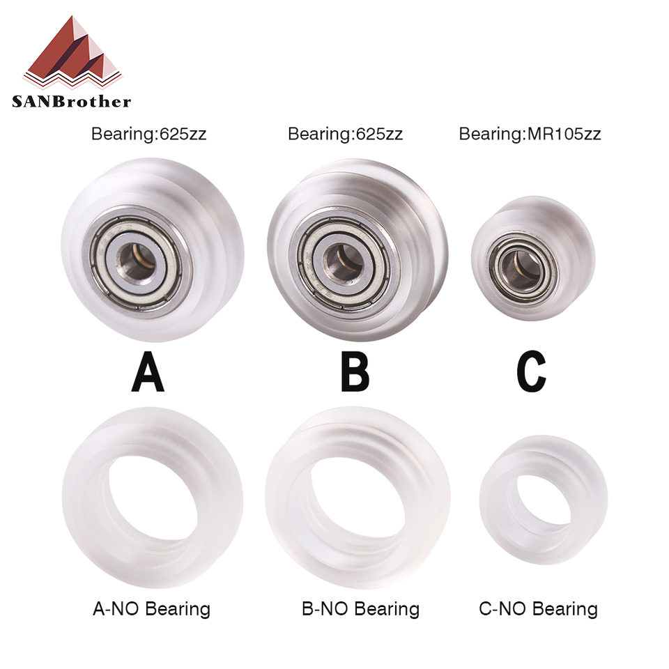 Wheel With 625bearings Idler Pulley Gear Perlin Wheel For 3d Printer & Cnc at ₹ 55/piece | 3D Printer Parts Kit in Pune | ID: 26275292997