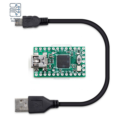 Teensy 2.0 USB AVR ATMEGA32U4 Expansion Board with Data Cable for Arduino ► Photo 1/6