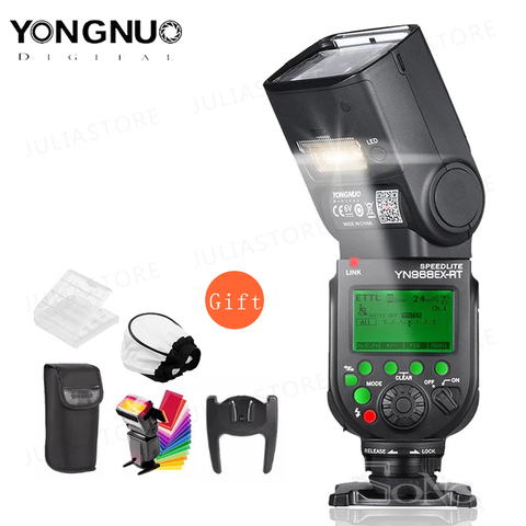 YONGNUO YN968EX-RT YN968 EX RT Flash Speedlite High-speed Sync TTL Wireless for Canon 5DIII 6D 7DII 60D 1100D 1200D 1000D700D ► Photo 1/6