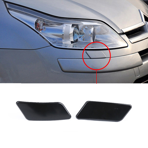 Car Front Headlight Washer Spray Nozzle Cover washer Jet Cap For Citroen C4 ► Photo 1/1