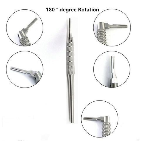 1Pcs Adjustable 180° Scalpel Handle #3 Dental Medical Surgical Instruments ► Photo 1/3