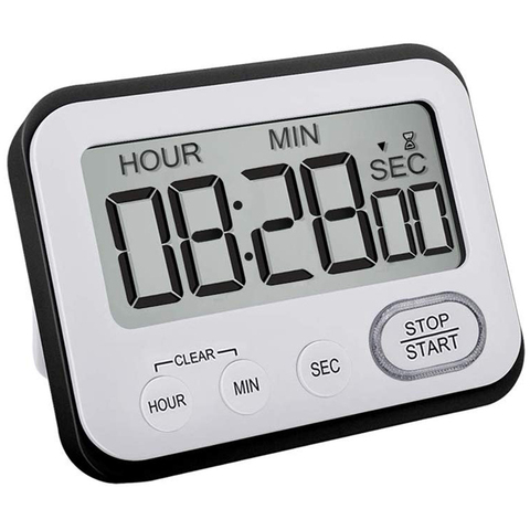 Digital Kitchen Countdown Timer: Teachers Classroom Counter Large LCD Loud netic Clip Kids Simple Clock Mini Small Stopwatch ► Photo 1/6