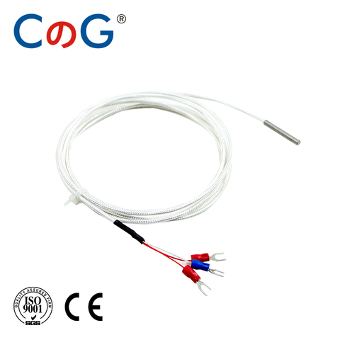 CG 5mm*30mm K J PT100 1m 2m 3m 5m Probe Type Probe Thermocouple Temperature Sensor Cable for Industrial Temperature Controller ► Photo 1/6