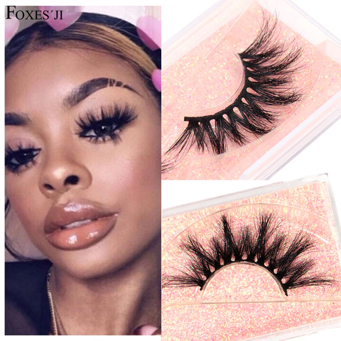 Buy Online Foxesji Mink Eyelashes Makeup Lashes 3d Popular Fluffy Cruelty Free Eye Mink Lashes Cross Full Volume False Eyelashes Eyelash Alitools