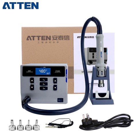 ATTEN ST862D Soldering Station 1000W Intelligent Hot Air Rework Station For Phone PCB Soldering Repair Straight wind and cycl ► Photo 1/3