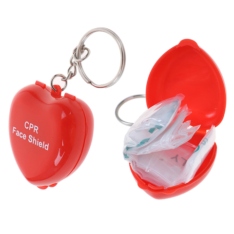 CPR Resuscitator Rescue Emergency First Aid Masks CPR Breathing Mask Mouth Breath One-way Valve Tools ► Photo 1/6
