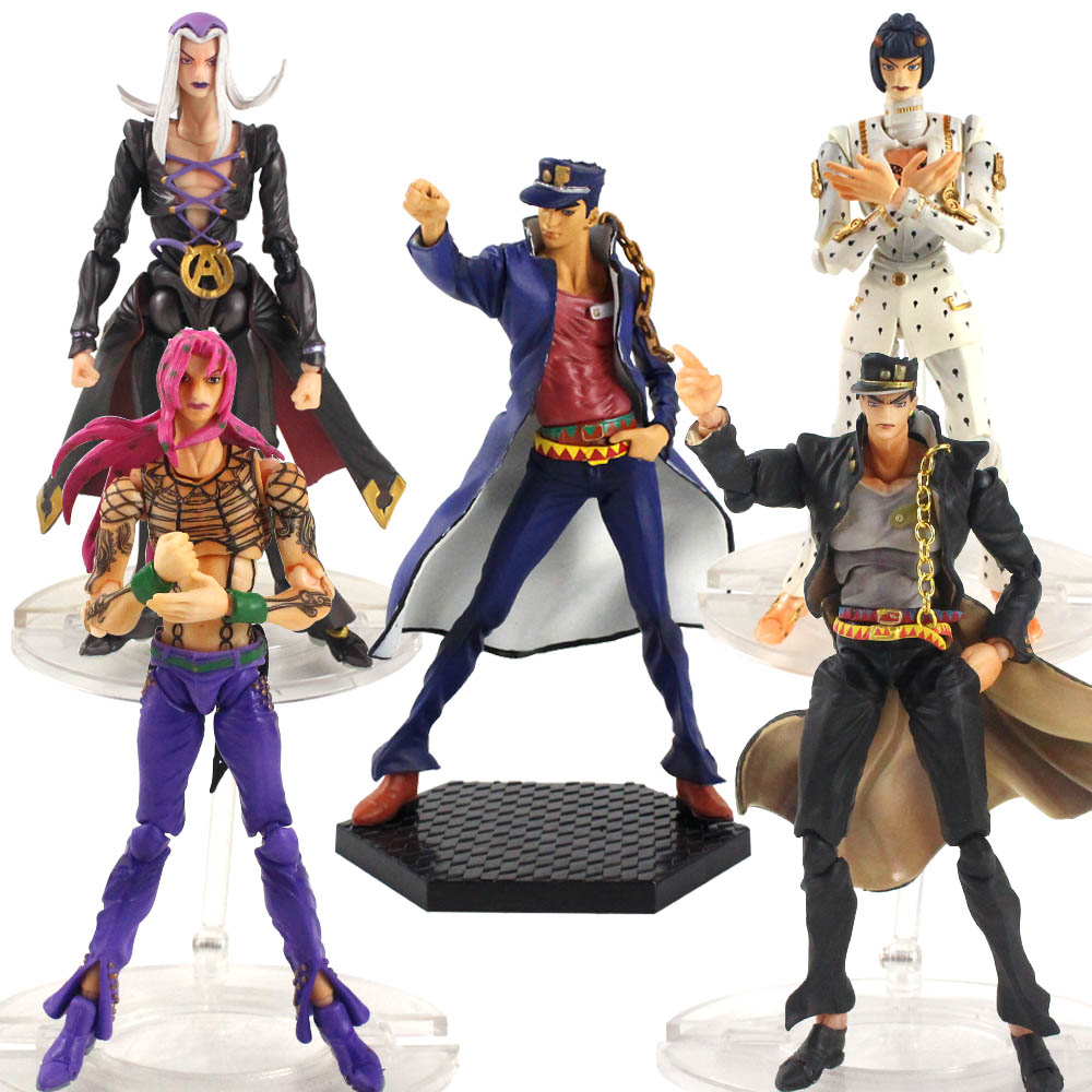 Price History Review On 15 19cm Jojos Bizarre Adventure Diavolo Bruno Bucciarati Giorno Giovanna Leone Abbacchio Kujo Jotaro Pvc Action Figure Toy Aliexpress Seller Souwan Store Alitools Io