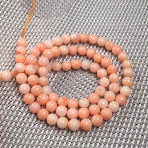 3 4 5mm Small Natural Stone Coral Beads Round Loose Isolation Beads for Jewelry Making DIY for Bracelet Necklace Accessories ► Photo 1/3