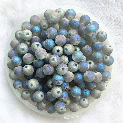 New 6/8mm Austrian Frosted Matt Crystal Glass Beads Loose Spacer Beads Handmade for Jewellery Making DIY Bracelet Necklace #15 ► Photo 1/2