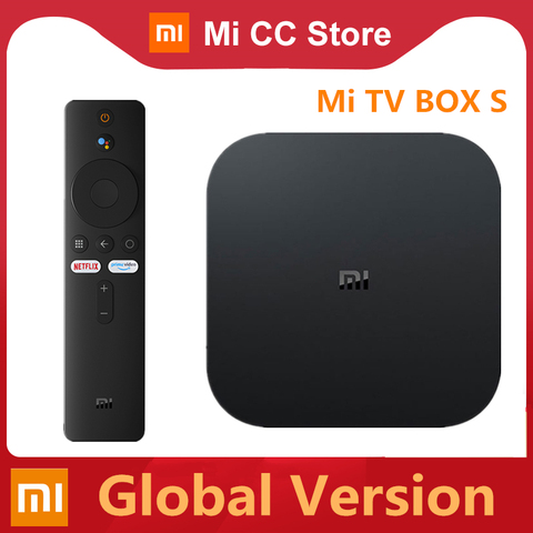 Global Version Xiaomi Mi TV Box S 4K Ultra HD Android TV 9.0 HDR 2GB 8GB WiFi Google Cast Netflix Smart TV Mi Box 4 Media Player ► Photo 1/6