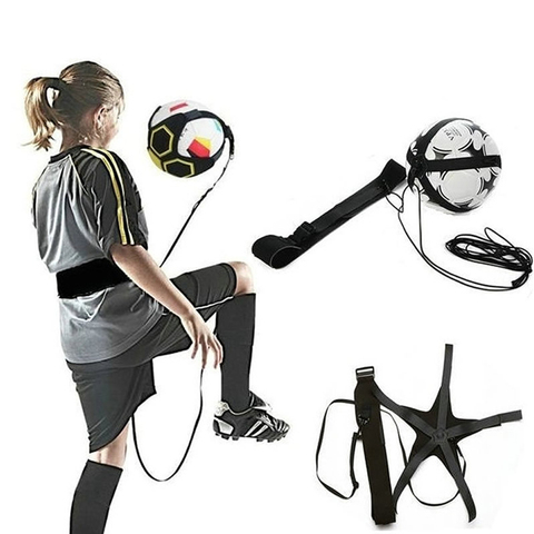 Soccer Ball Juggle Bags Children Auxiliary Circling Belt Kids Football Training Equipment Kick Solo Soccer Trainer Football Kick ► Photo 1/6