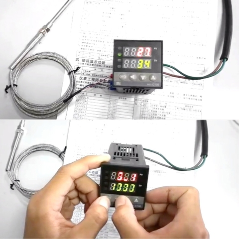 PID Digital Temperature Controller REX-C100(M) 0 To 400 C K Type Relay Output ► Photo 1/6