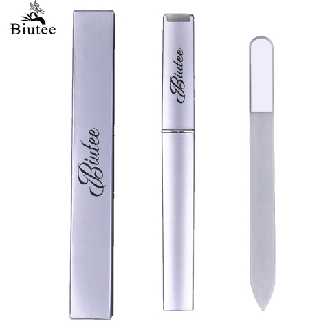 BIUTEE Glass Nail Files Buffer With Case File Nail Art Tips Tools Professional Pedicure Nail Manicure Finger Toe Nail Care Tools ► Photo 1/6