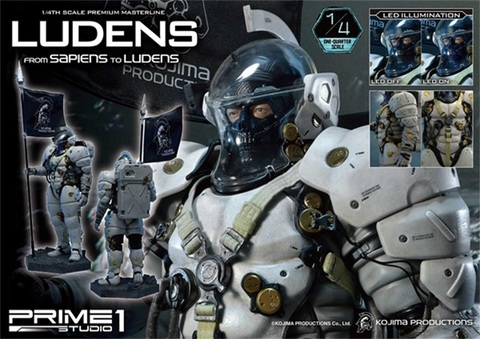 In Stock 1/4 Scale Prime 1 Studio PMLU-01 Hideo Kojima Ludens Death Stranded Figures For Sale ► Photo 1/6