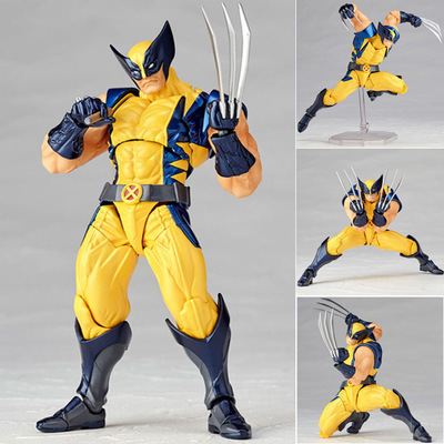 Marvel X-MEN  No.005 Boxed Wolverine Logan Howlett Super Hero BJD Figure Model Toys 15cm ► Photo 1/6