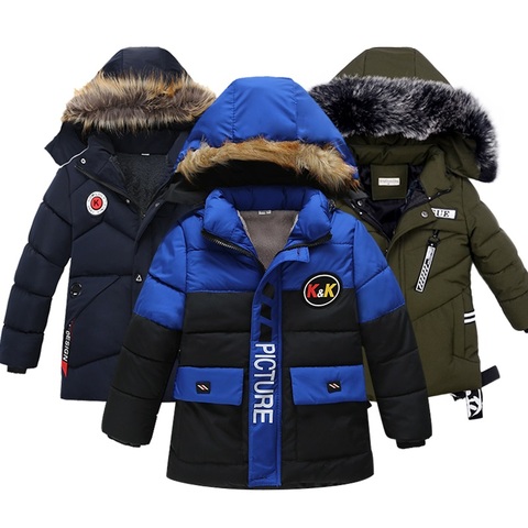 2022 fashion boys winter jackets children's wear jackets children's garments coats baby boy clothes Cotton coats ► Photo 1/6