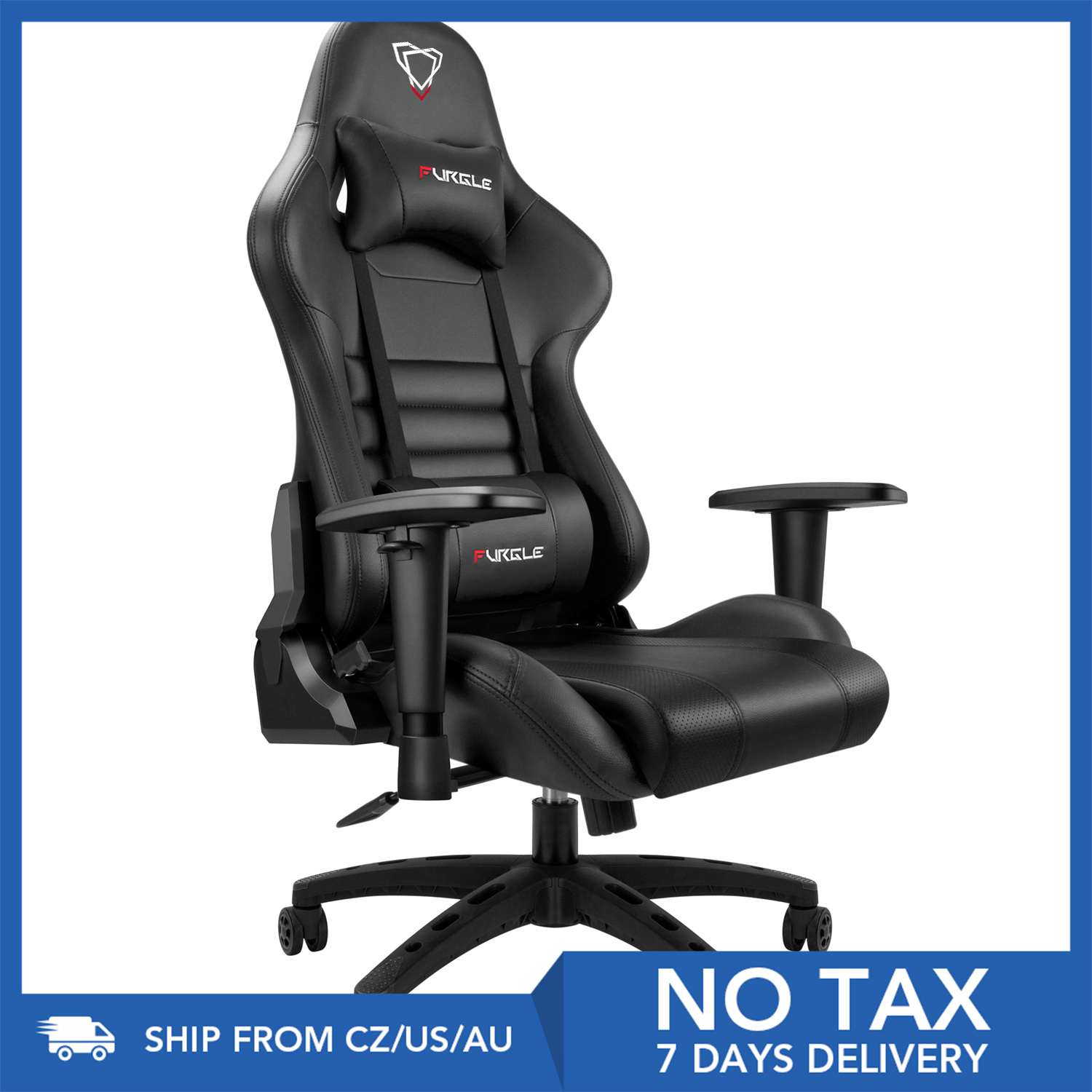 Buy Online Furgle Office Chair Ergonomic Gaming Chairs Office Chair Furniture High Back Pu Lether Recline Computure Chair Cozy Sleep Chair Alitools