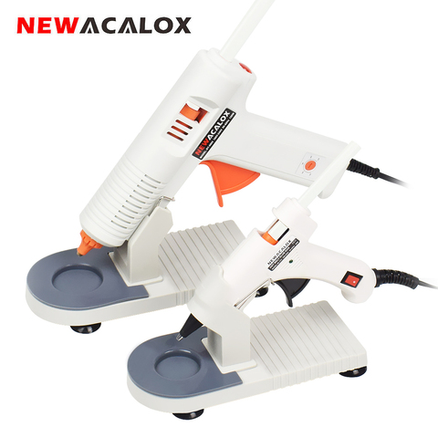 NEWACALOX 100-240V Hot Melt Glue Gun with 7mm/11mm Hot Melt Glue Stick 20W/150W Thermal Glue Gun Home School DIY Tools with Base ► Photo 1/6