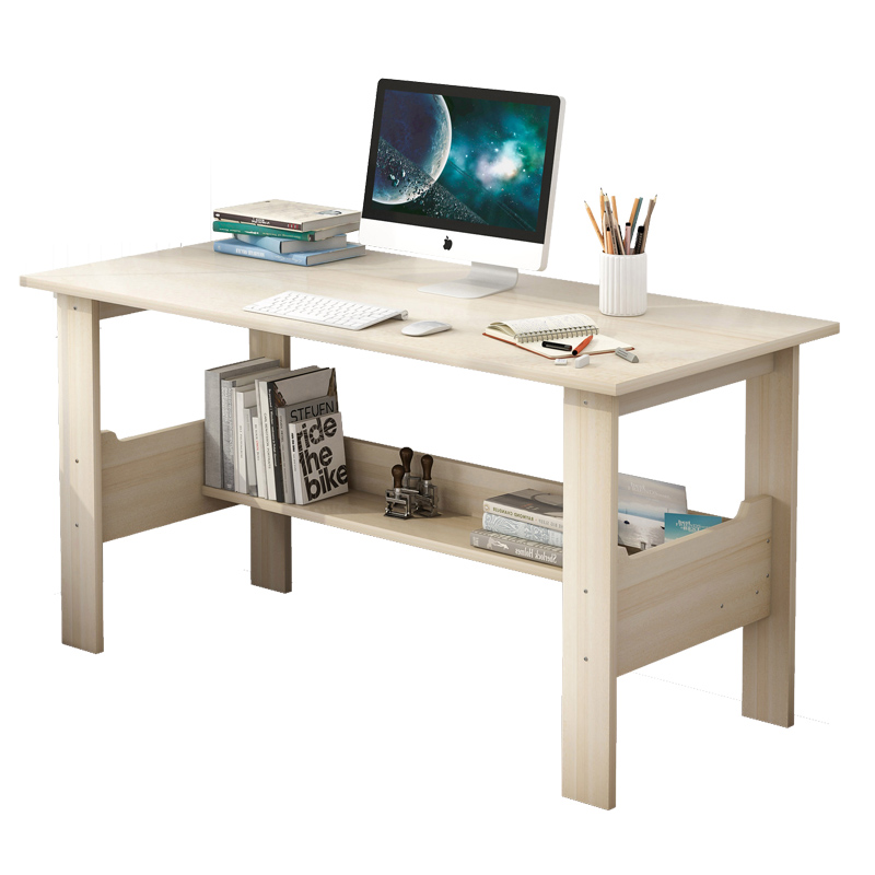 Simple Home Desk Student Writing Desktop Desk Modern Office Computer Shelf Desk 