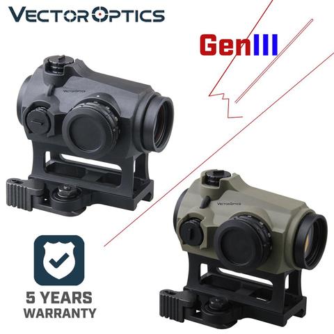 Vector Optics Maverick Gen3 1x22 Red Dot Scope Optic Sight Hunting Waterproof IPX6 QD AR Sight Rubber Armed .223 5.56 .308 7.62 ► Photo 1/6