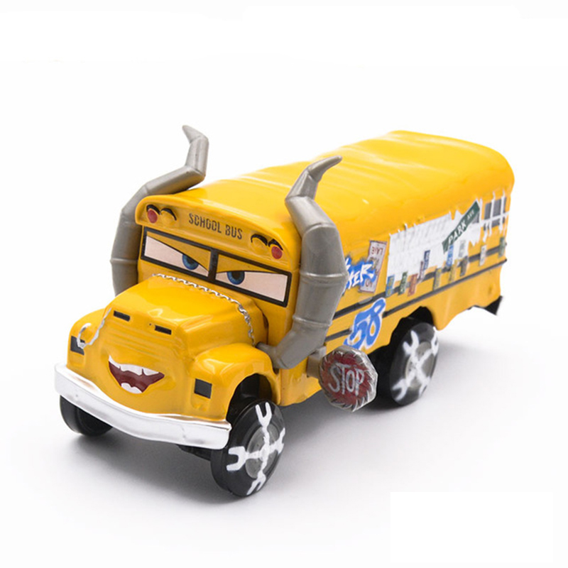 Buy Online Disney Pixar Cars 3 Cars 2 Lightning Mcqueen Mack Uncle School Bus Truck Diecast 1 55 Model Toy Car Children S Kids Gifts Alitools
