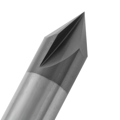 ZGT Endmills 60 90 120 Degree Coated 3 Flute Chamfering Milling Cutter Metal Carbide Chamfer End Mills 3mm 4mm 5mm 6mm 8mm 10mm ► Photo 1/6