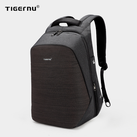 Tigernu anti theft laptop backpack usb charging 15.6 backpacks men slim waterproof school backpack bag women male mochila travel ► Photo 1/6