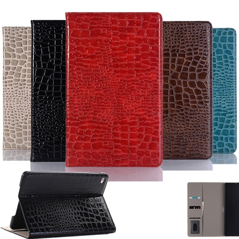 Crocodile Style Case for Apple ipad mini 4 PU Leather Tablet Cover Smart Case for mini4 A1538 A1550 Stand cover for mini 5 2022 ► Photo 1/6