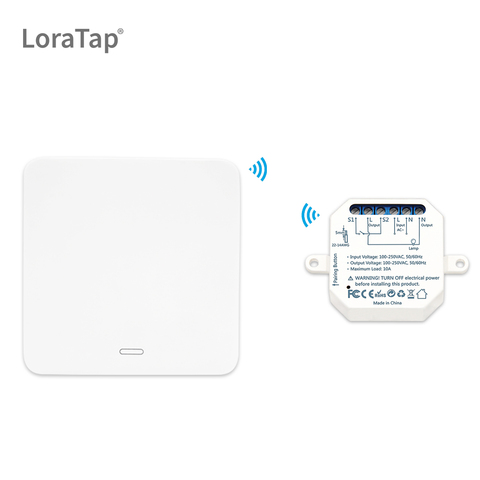 LoraTap Wireless Switch Lighting Remote Control Home Improvement RF 433 Kinetic Wall Switch No Cables Needed Easy Installation ► Photo 1/6