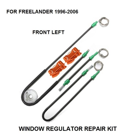 96-06 FOR LAND ROVER FREELANDER 4X4 ELECTRIC WINDOW REGULATOR DOOR REPAIR KIT FRONT LEFT SIDE NEW ► Photo 1/1