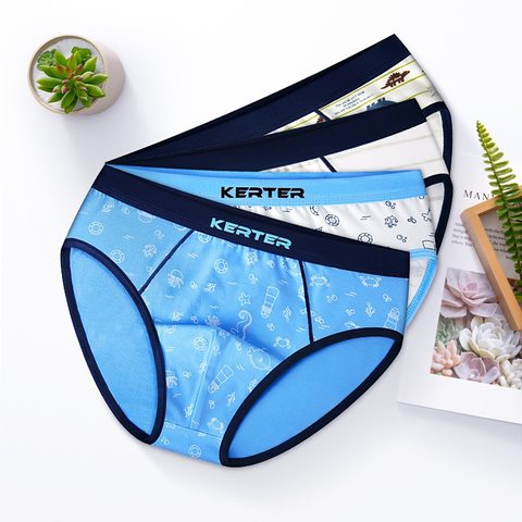 Cartoon Cotton Boys Briefs Underwear Kids Quality Blue Boy Panties Boys Clothes for 3 4 6 8 10 12 14 Years Old RKU183006 ► Photo 1/5