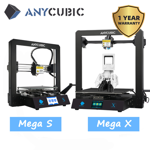 ANYCUBIC Mega S/ X /Zero/Pro 3d Printer Full Metal Frame Plus Size Desktop 3d drucker High Precision stampante 3d impresora 3d ► Photo 1/6