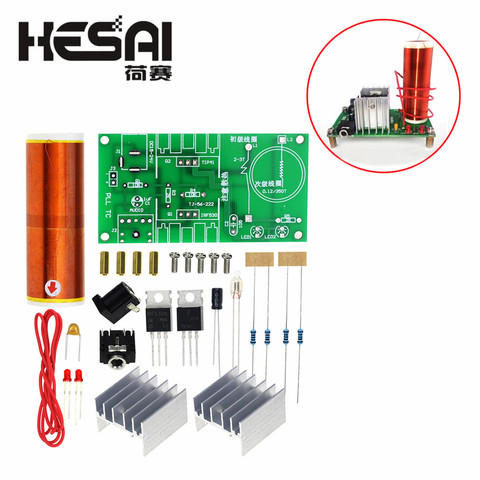 Mini Tesla Coil Kit 15W Mini Music Tesla Coil Plasma Speaker Tesla Wireless Transmission DC 15-24V Diy Kit ► Photo 1/4