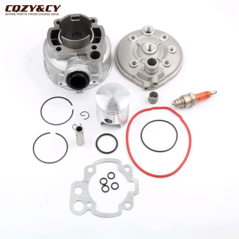 Motorcycle 90cc 49mm Big Bore Cylinder Kit & Cylinder Head for Yamaha DT50 TZR50 DT TZR 50cc AM6 Minarelli 2 stroke ► Photo 1/6