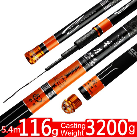 Fishing rod handcuffs high carbon rod Ultra light super hard fishing rod 28 tuning Taiwan fishing rod ► Photo 1/2