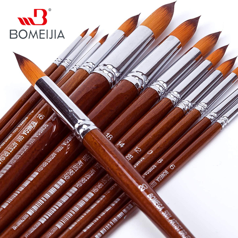Acrylic Art Supplies Watercolor Painting  Painting Brushes Professionals  Artists - Paint Brushes - Aliexpress