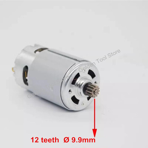 DC Motor 12 teeth replace for BOSCH cordless Drill Screwdriver GSR 7.2V 9.6V 12V 14.4V 16.8V 18V 21V accessories Spare Parts ► Photo 1/4