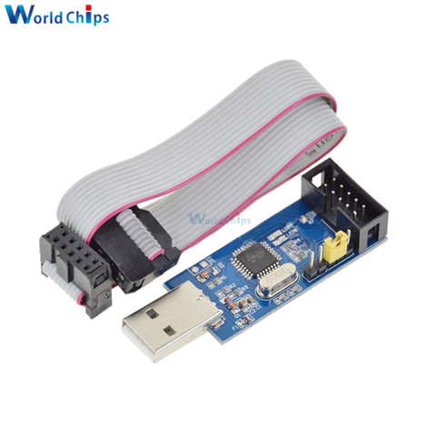 USBISP USBASP USB ISP Programmer Burner 51 MCU download line for AVR  ATTiny 51 AVR Board ISP Downloader ATMEGA8 ATMEGA128 ► Photo 1/5