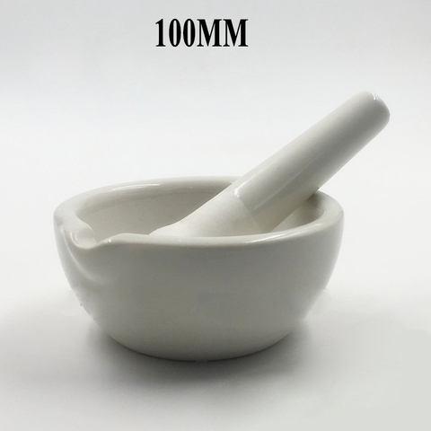 100mm Mini Porcelain Mortar and Pestle Mixing Grinding Bowl Set  Ceramics Spice Mill Grinder Set Kitchen Mortar And Pestle Tool ► Photo 1/6