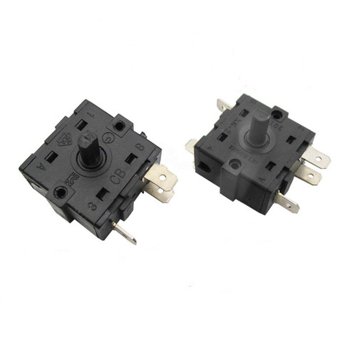 1 PCS Electric Room Heater 3 Position 2Position 3 Pin 5Pin Rotary Switch Selector AC 250V 16A ► Photo 1/6