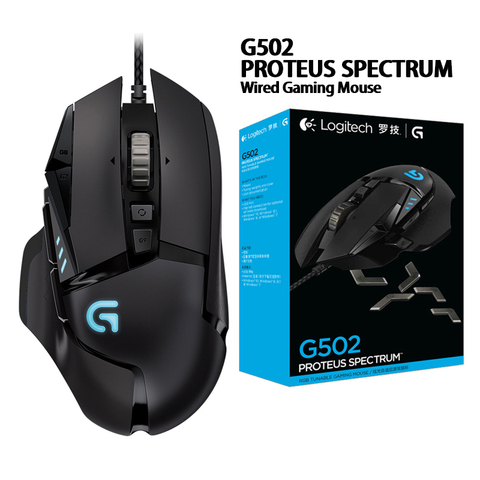 Logitech Series Mouse G403/G502/MX518/G402/G302/G102 Second generation/G300s wired Gaming Mouse  Desktop/ Laptop Gamer gaming pc ► Photo 1/6